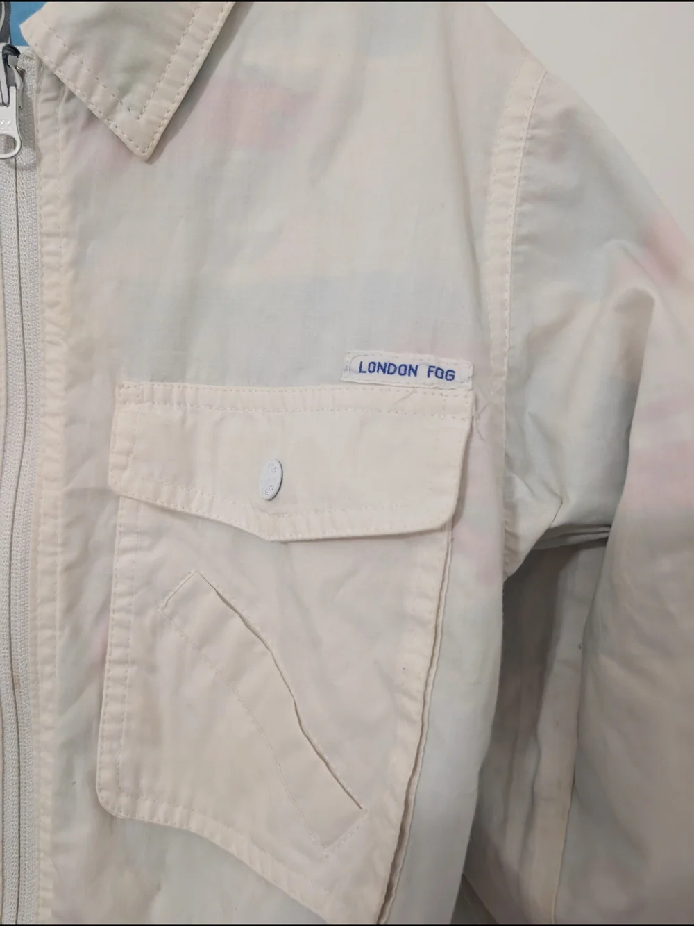 Vintage Reversible London Fog All Over Print Jacket